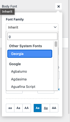 Disabling Google Fonts via Theme Settings